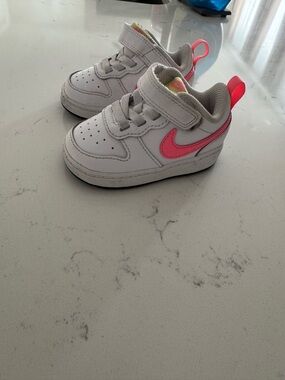 Nike Court Borough Low 2 'Pink Blue' size 4C baby girl